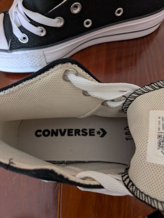 Tênis Converse Chuck Taylor All Star de cano alto com solda plataforma - tamanho 36