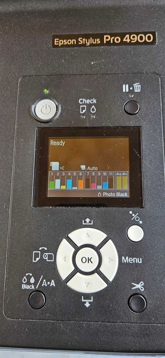 Drukarka Epson Stylus Pro 4900 Subli DTF Biały, Fluo