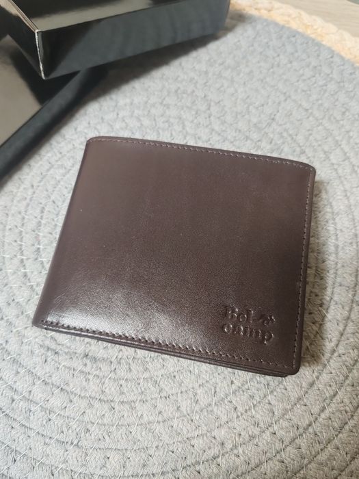 Carteira homem pele castanha Belcamp - Nova