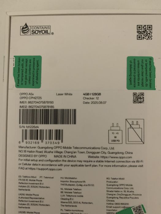 OPPO A5x  de 128GB