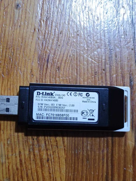 Продам Wi-Fi адаптер D-Link DWA-140