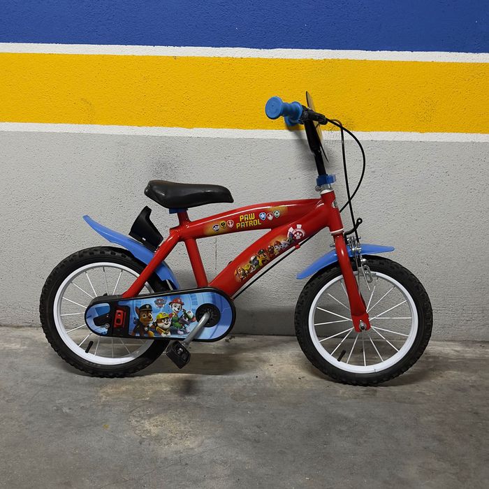 Bicicleta Menino Patrulha Pata