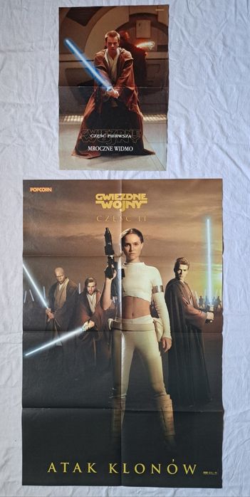 Gwiezdne Wojny plakaty z gazety Popcorn i Bravo unikaty