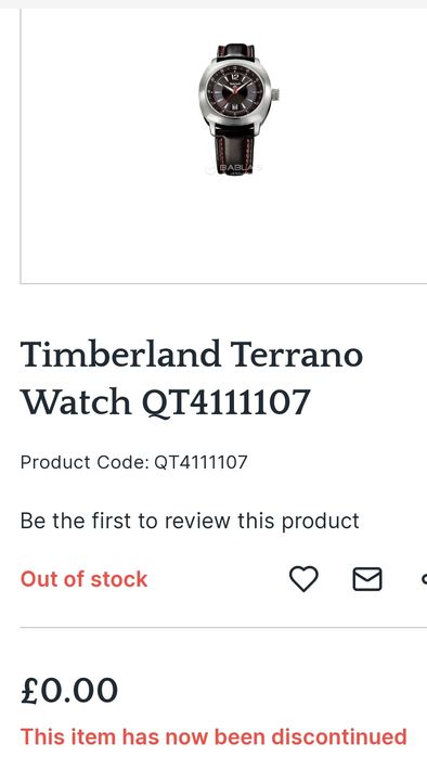 Relógio Timberland Terrano