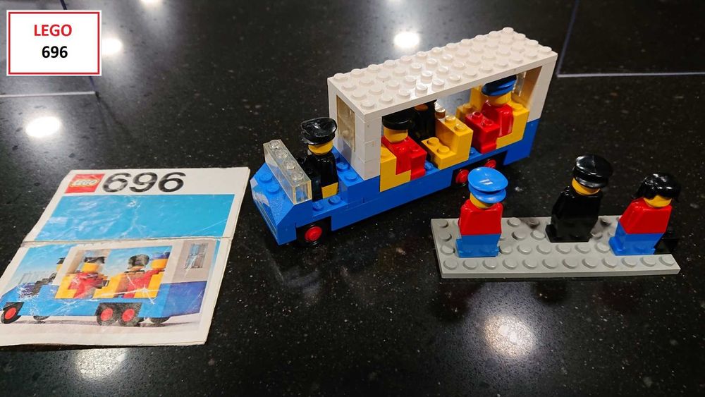 LEGO Anos 70:  697; 1611; 696; 690; 613; 612; 617