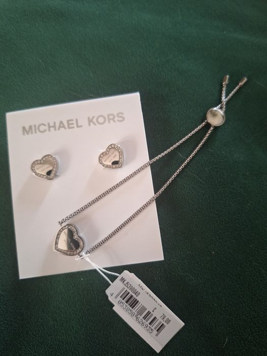 bransoletka kolczyki zestaw Michael Kors