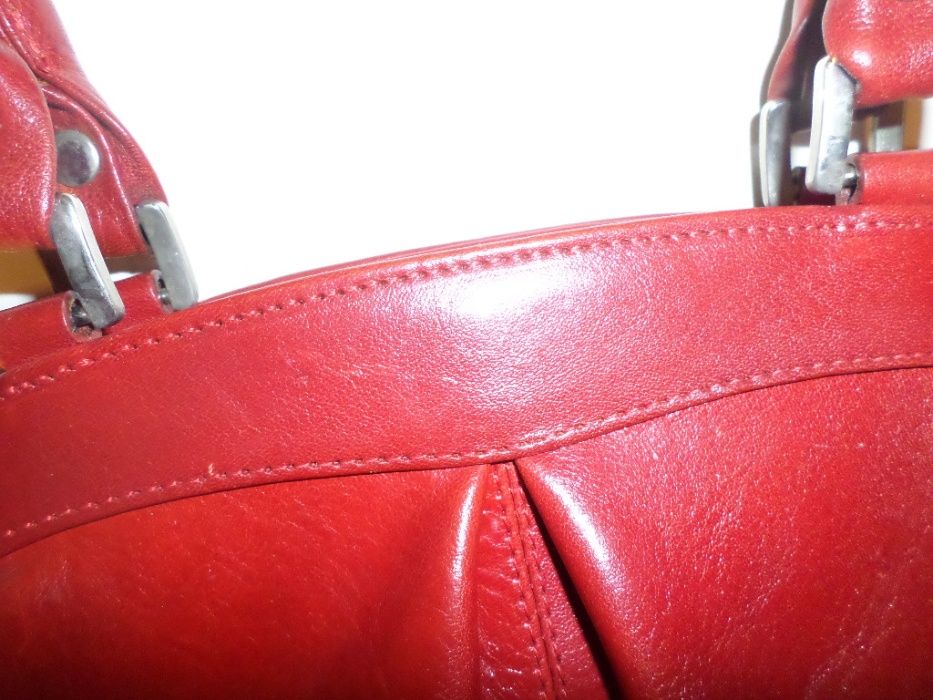 Torebka skóra naturalna Baron idealna załozona 2 razy