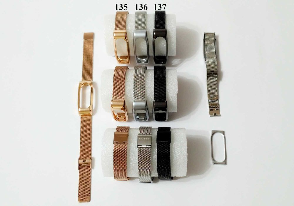 Металлический ремешок браслет Xiaomi Mi Band 2 MiBand 2 ми бенд 2