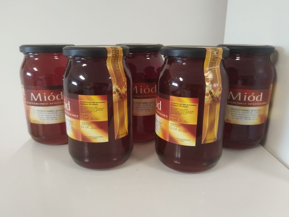 Miód Nektarowo - spadziowy 1200g
