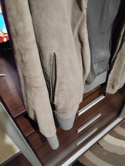 Куртка чоловіча замшева