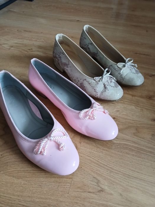 Buty baletki zestaw