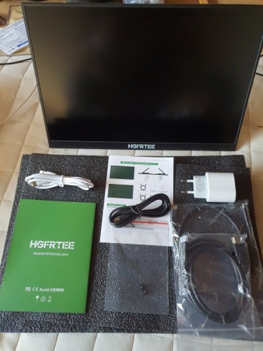 Сенсорний портативний монітор HGFRTEE / 16 дюймів, 60 Гц