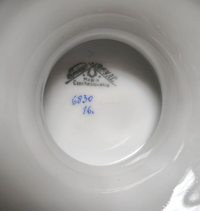 Waza Epiag + przyprawnik piękna stara porcelana