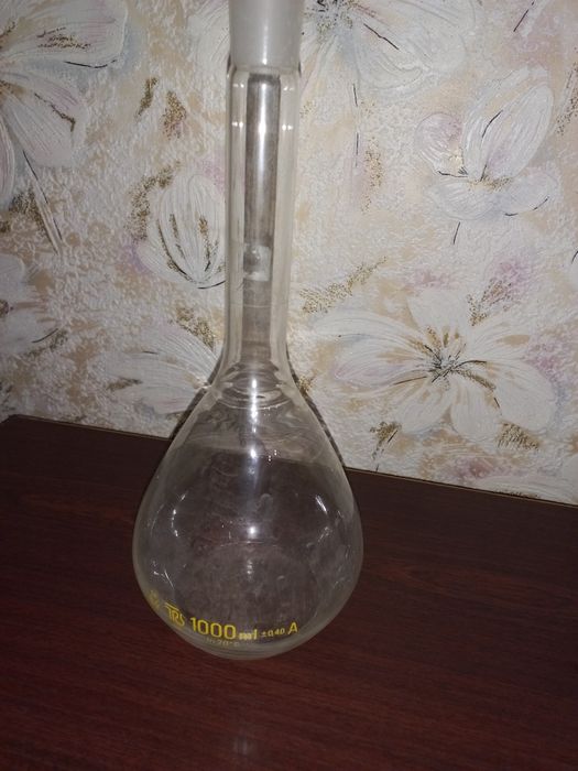 Колба химическая лабораторная 1000 ml ГДР