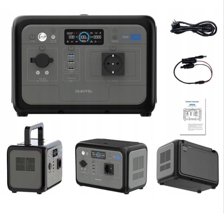 Портативна Станція Живлення OUKITEL P800E 800W 512Wh,  для котла!