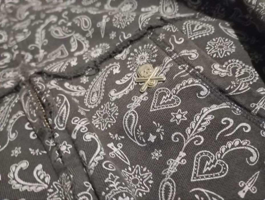 Винтажная двусторонняя зип-худи C1RCA (Circa) | Y2K Skater Style