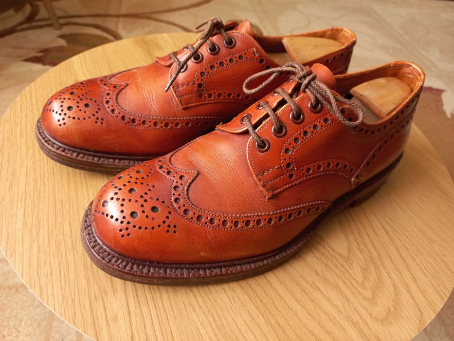 Туфлі Tricker's Англія , England повні  брогі, дербі 42 р