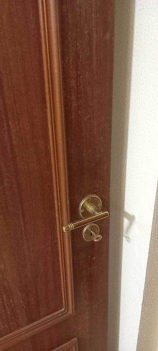 2 X Portas Madeira | Detalhes dourados