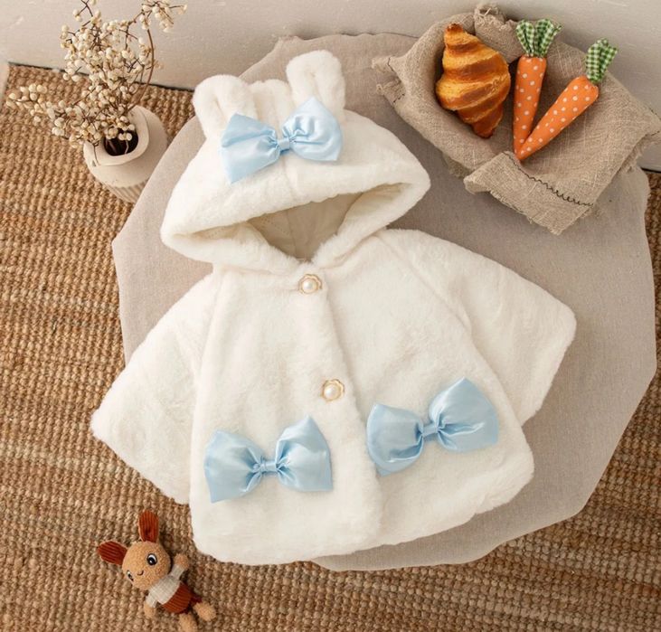 Зимова шубка для немовлят 9-12 місяців