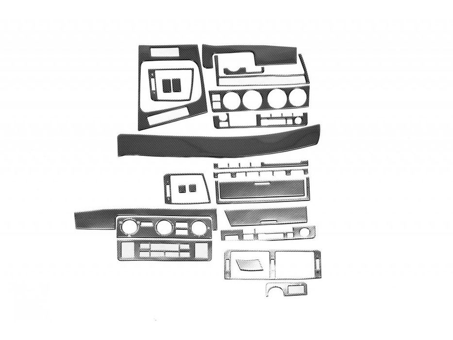 BMW 3 серія E-46 1998-2006 рр. Накладки в салон Карбон