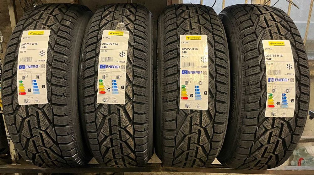 205/55R16 Kormoran Snow cztery nowe opony zimowe 2025r