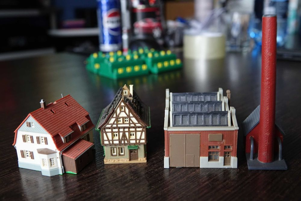 Domki kolejka makieta Z