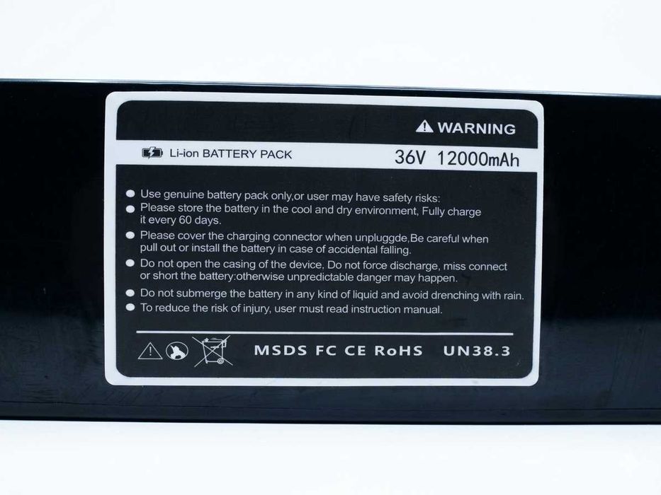Bateria Li-ion 36V 12Ah – Nova (Para Trotinetes e Bicicletas Elétricas)