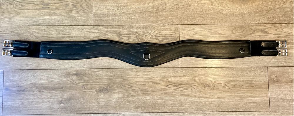Popręg skórzany anatomiczny 140 cm