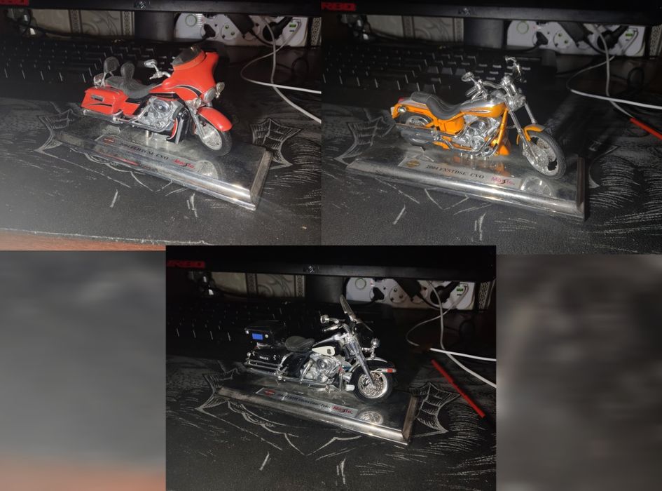 Продам модели мотоциклов на полку maisto, винтаж Harley Davidson
