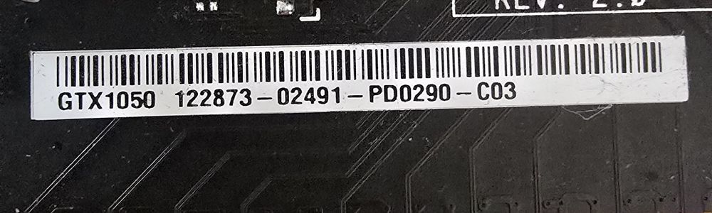 Відеокарта Asus NVIDIA GeForce GTX 1050 2gb