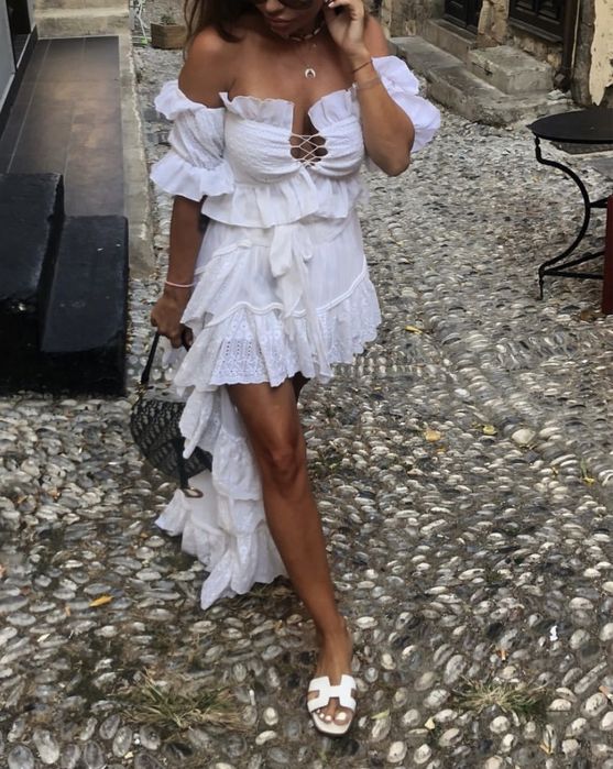 Top bluzka letnia Joanna Muzyk biała haft