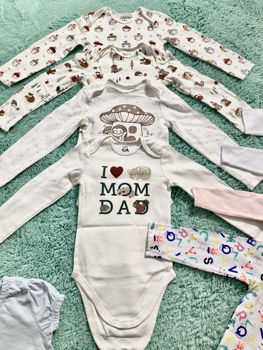 Zestaw body dla dziewczynki r.98 C&A, Cool Club