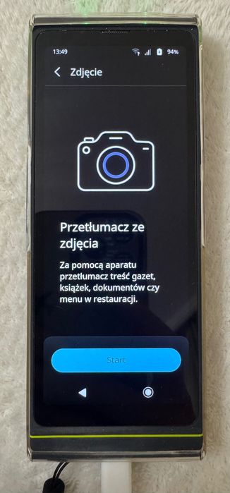 Elektroniczny tłumacz Vasco V4 z darmowym bez limitu internet,112język