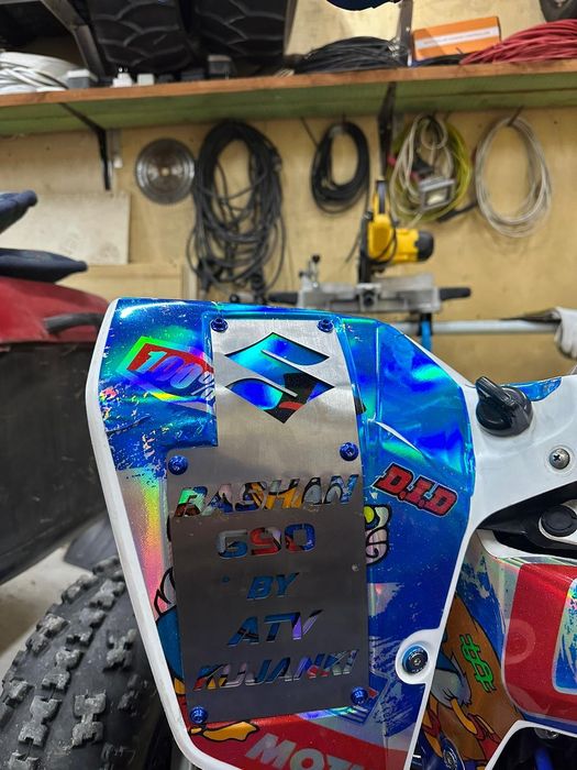 Tabliczki na quada Yamaha Suzuki Honda LTZ Raptor i inne