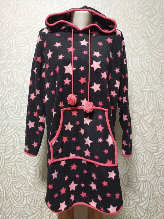 Ночнушка-халат теплый махровый