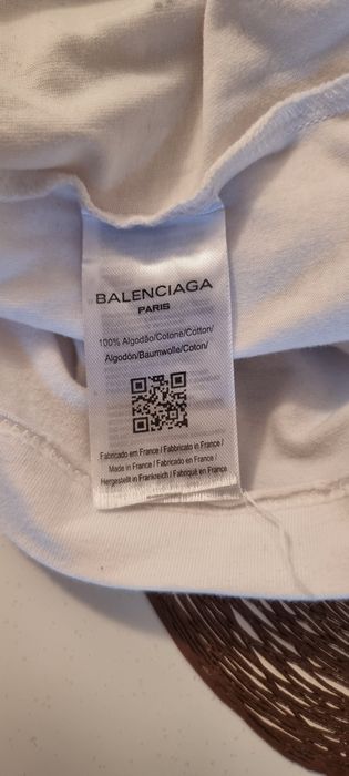 biała koszulka Balenciaga