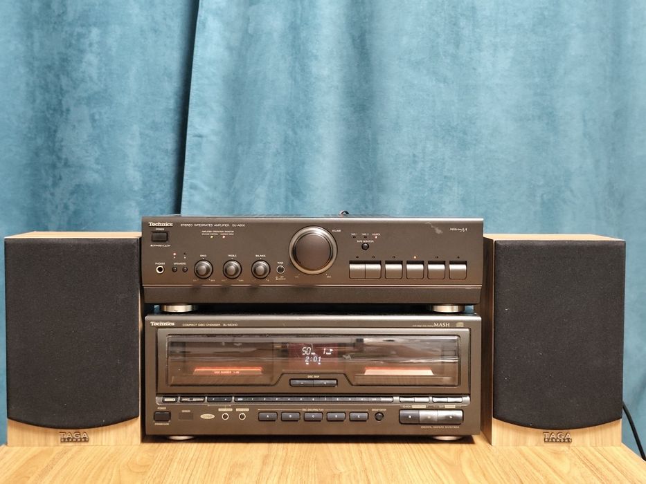 Zmieniarka Technics SL-MC410 z pilotem po przeglądzie GW