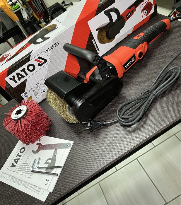 Щеточная шлифмашина Yato YT-81953 Стабилизация об. Плавный пуск: 5