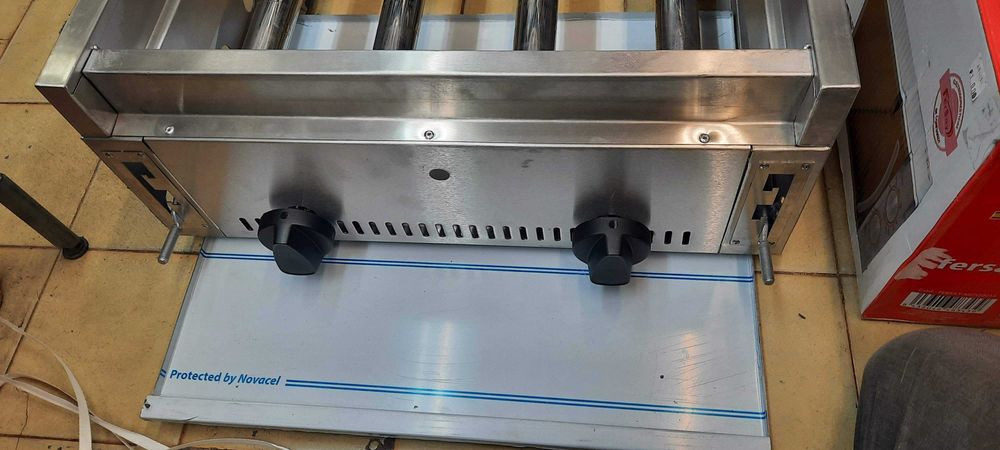 Grelhador Inox Gas e pedra lávica 1Q ou 2Q novos de fábrica