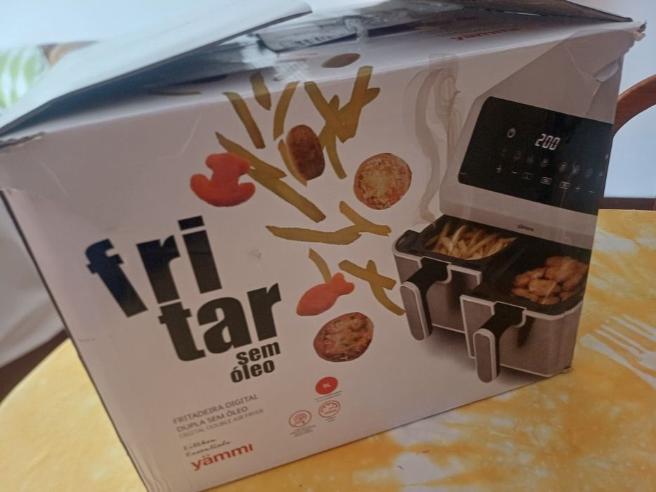 Air fryer nova de duas gavetas