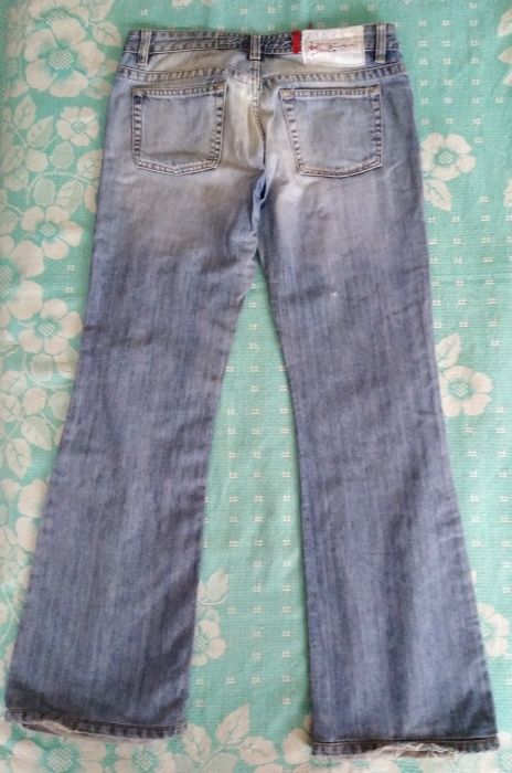 Джинсы бедровки с низкой посадкой модные брендовые WAGOON Paris обмен