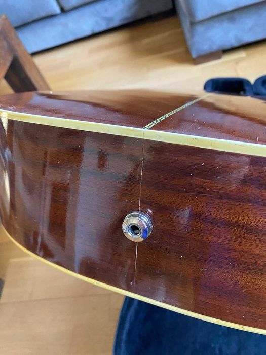 Sitarra Japońska gitara akustyczna + Shadow SH145 pickup + Case