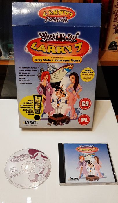 Larry 7 Miłośc na Fali premierowy Big Box [PL] PC