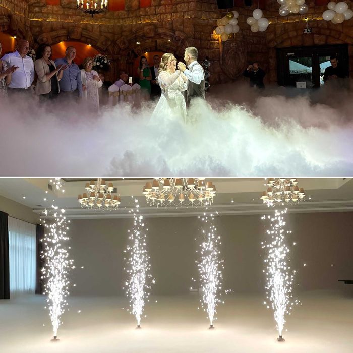 Fotobudka 360 / Fotolustro / Wiatraki iskier / Biały miś / Ciężki dym