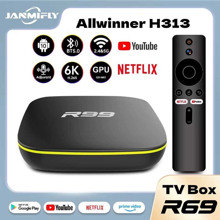 Приставка Смарт Андроид ТВ IPTV 2/16 Гб (4/32 Гб)