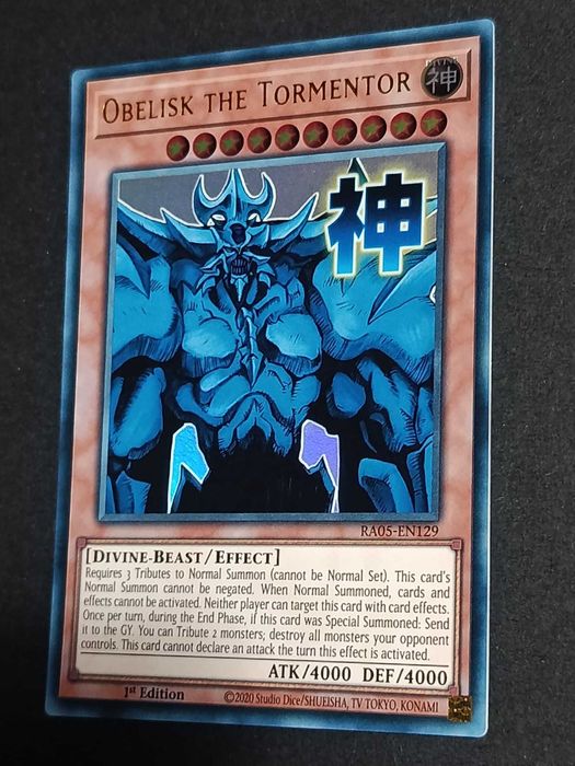 *Novo Set* Yu-Gi-Oh! 1.ª Edição 'Stamped Egyptian God Bundle' (V.1 - 3 Ultra Rares) - RA05-128/129/130 - Rarity Collection 5 - Cartas de 2026