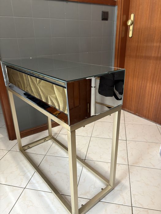 CONSOLA ESPELHADA - C/ duas gavetas
