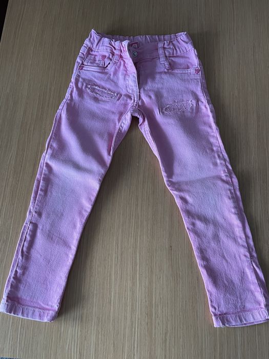 Calças de ganga cor de rosa 4 anos tuc tuc