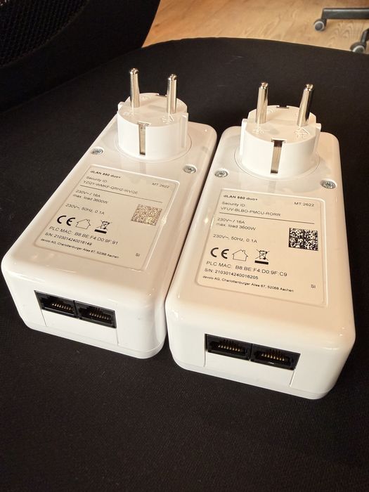 Kit Powerline devolo dLAN 550 duo+ (Internet via rede elétrica)
