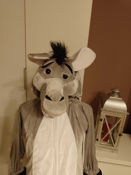 NOWY strój karnawałowy OSIOŁ OSIOŁEK kostium jasełka 122/128 (158)